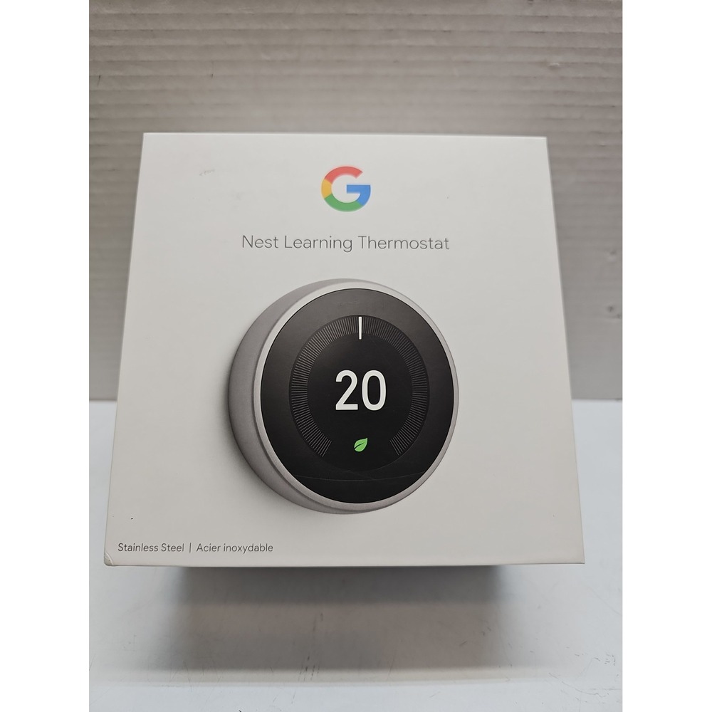 Google Nest Learning Thermostat (3rd Generation) - Stainless Steel#2